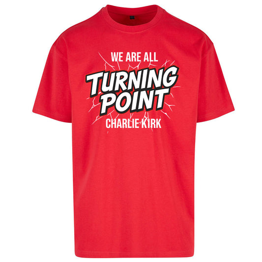 Turning Point Charlie Kirk Oversized T Shirt 