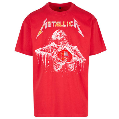 Metallica USA Skull Oversized T Shirt