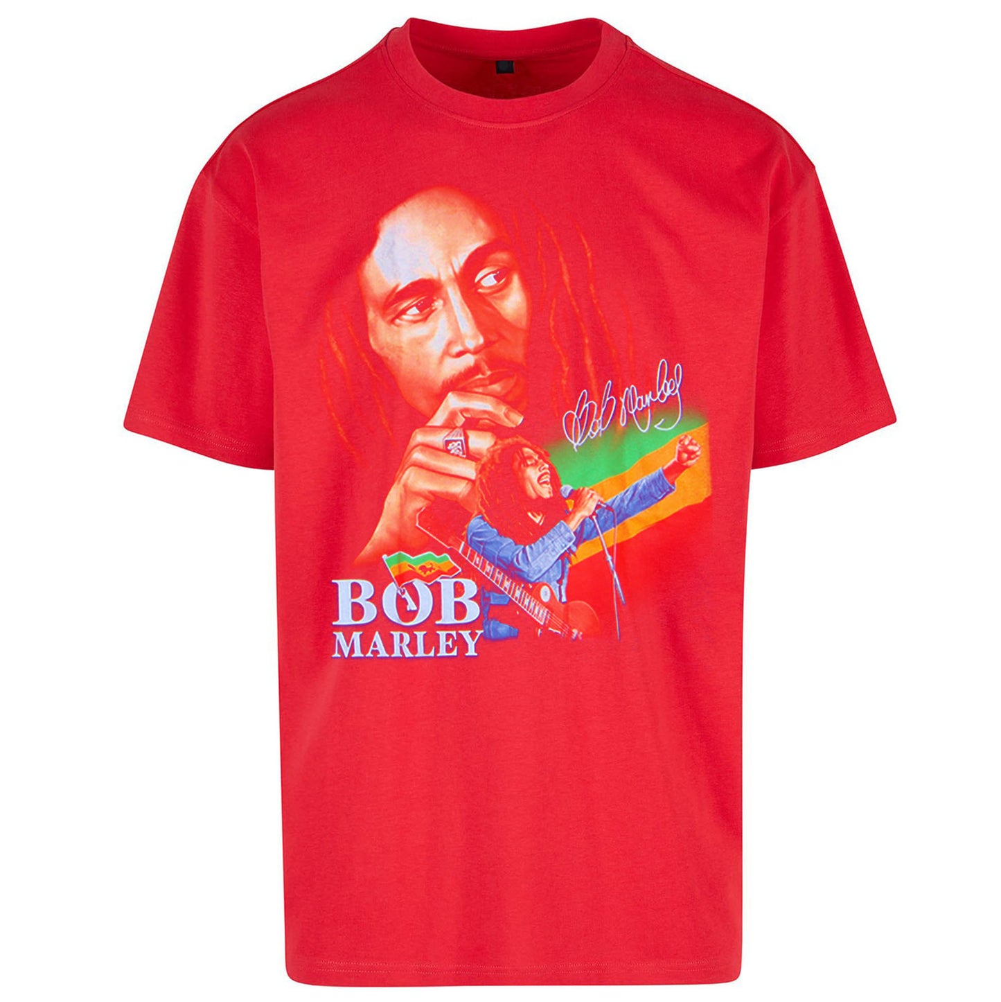 Bob Marley Iron Like A Lion Oversized T Shirt