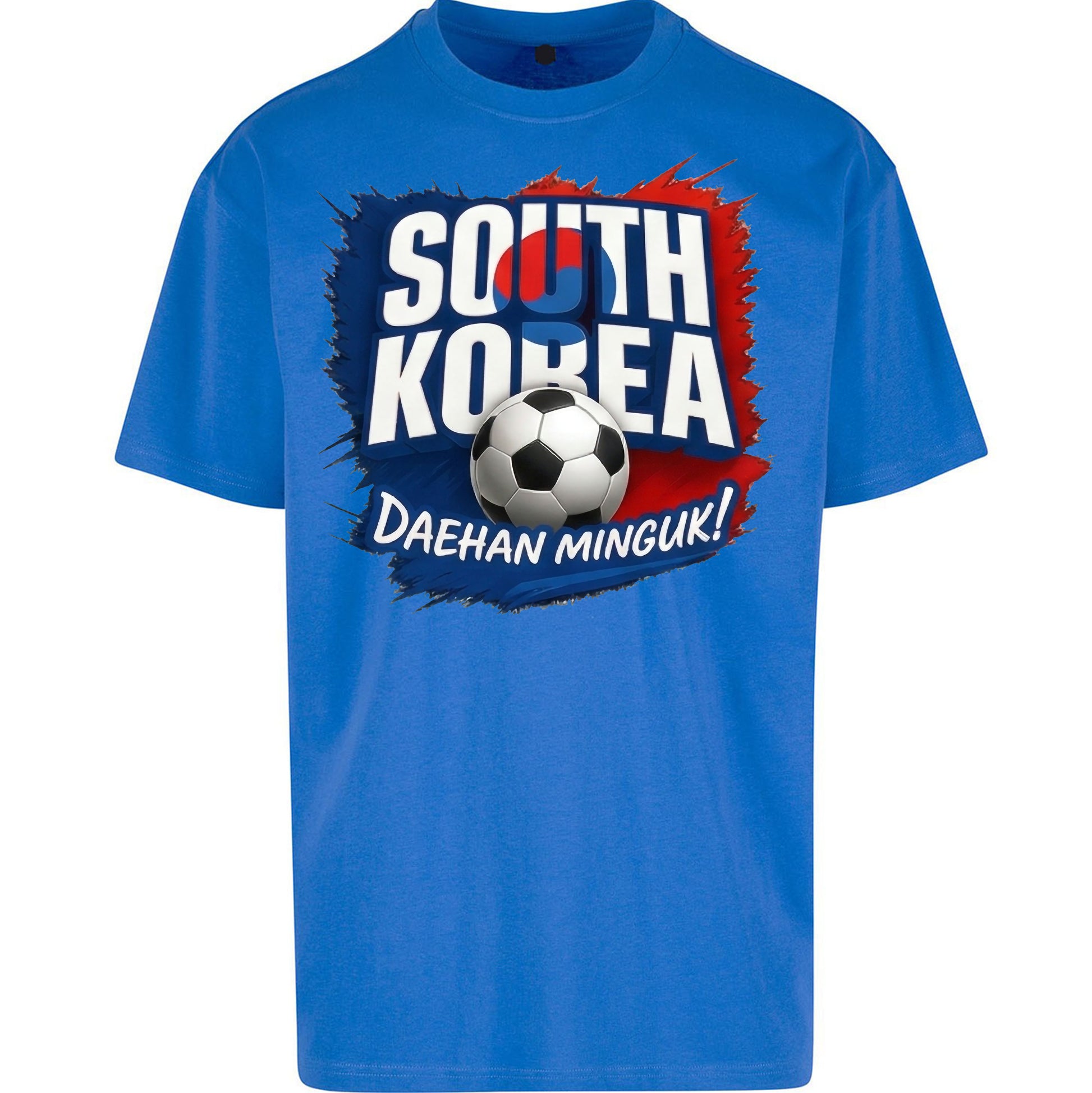 South Korea Football Oversized T Shirt