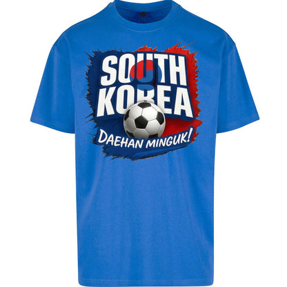 South Korea Football Oversized T Shirt