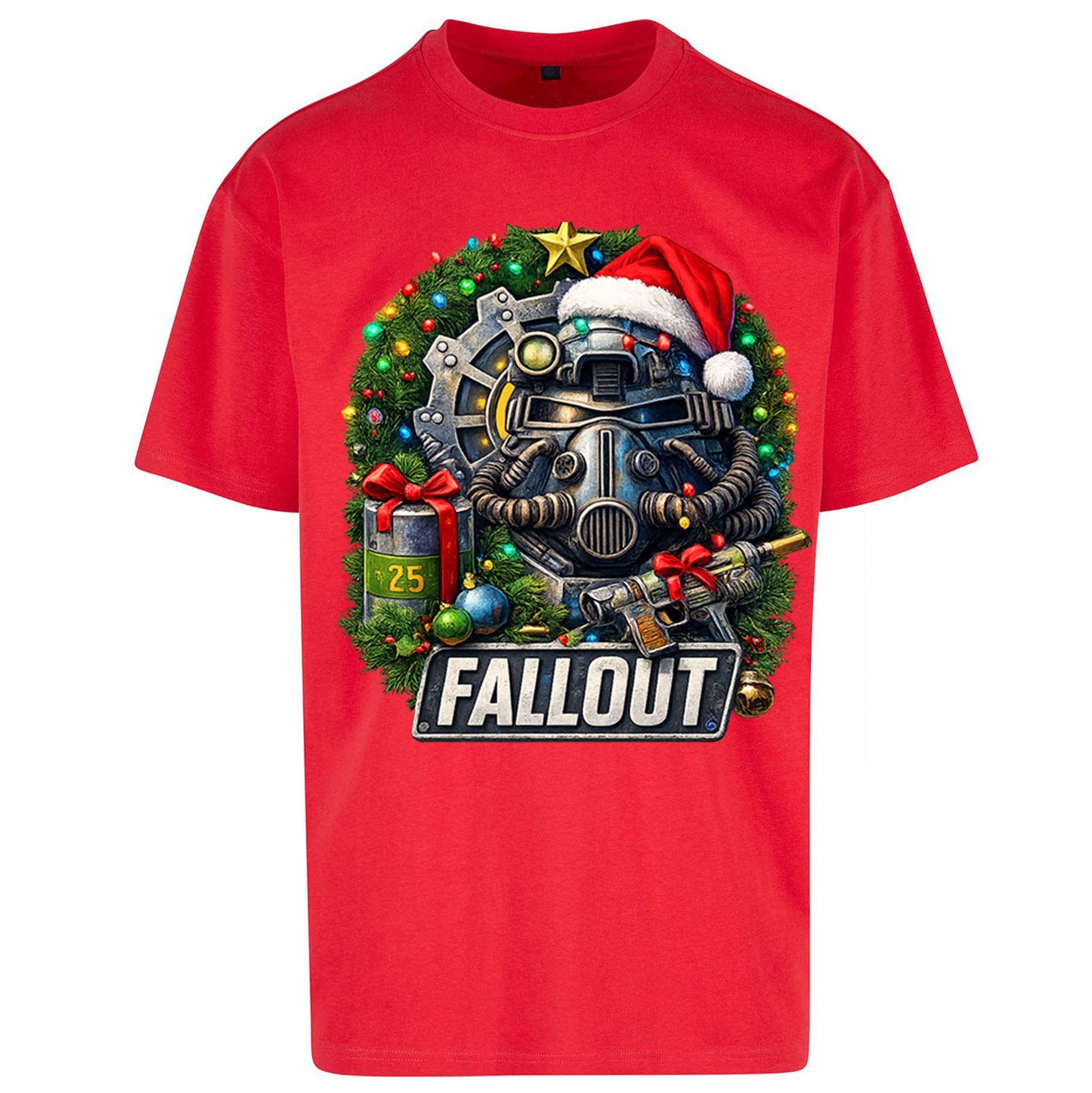 Fallout Christmas Oversized T Shirt