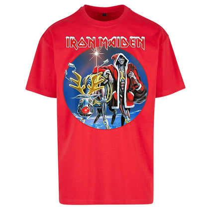 Iron Maiden Christmas Oversized T Shirt