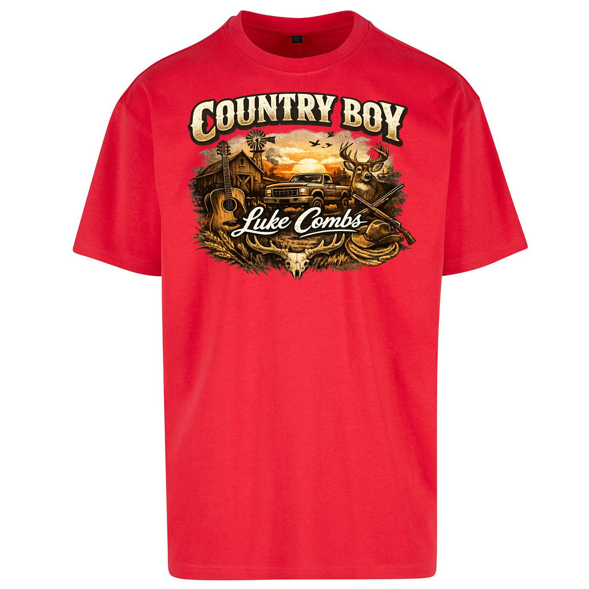 Luke Combs Country Music Oversized T Shirt
