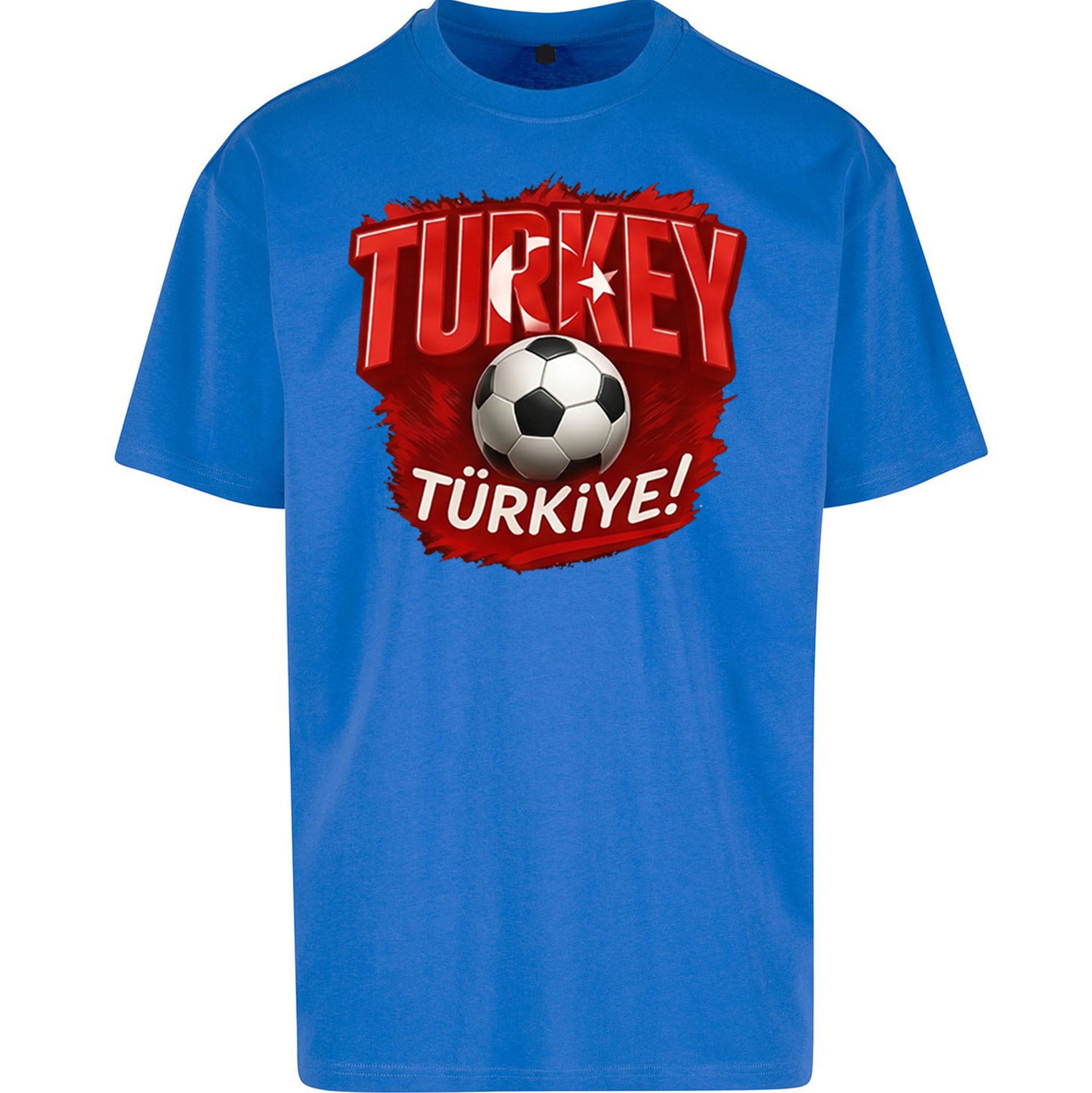 Turkey Retro World Cup Oversized T Shirt