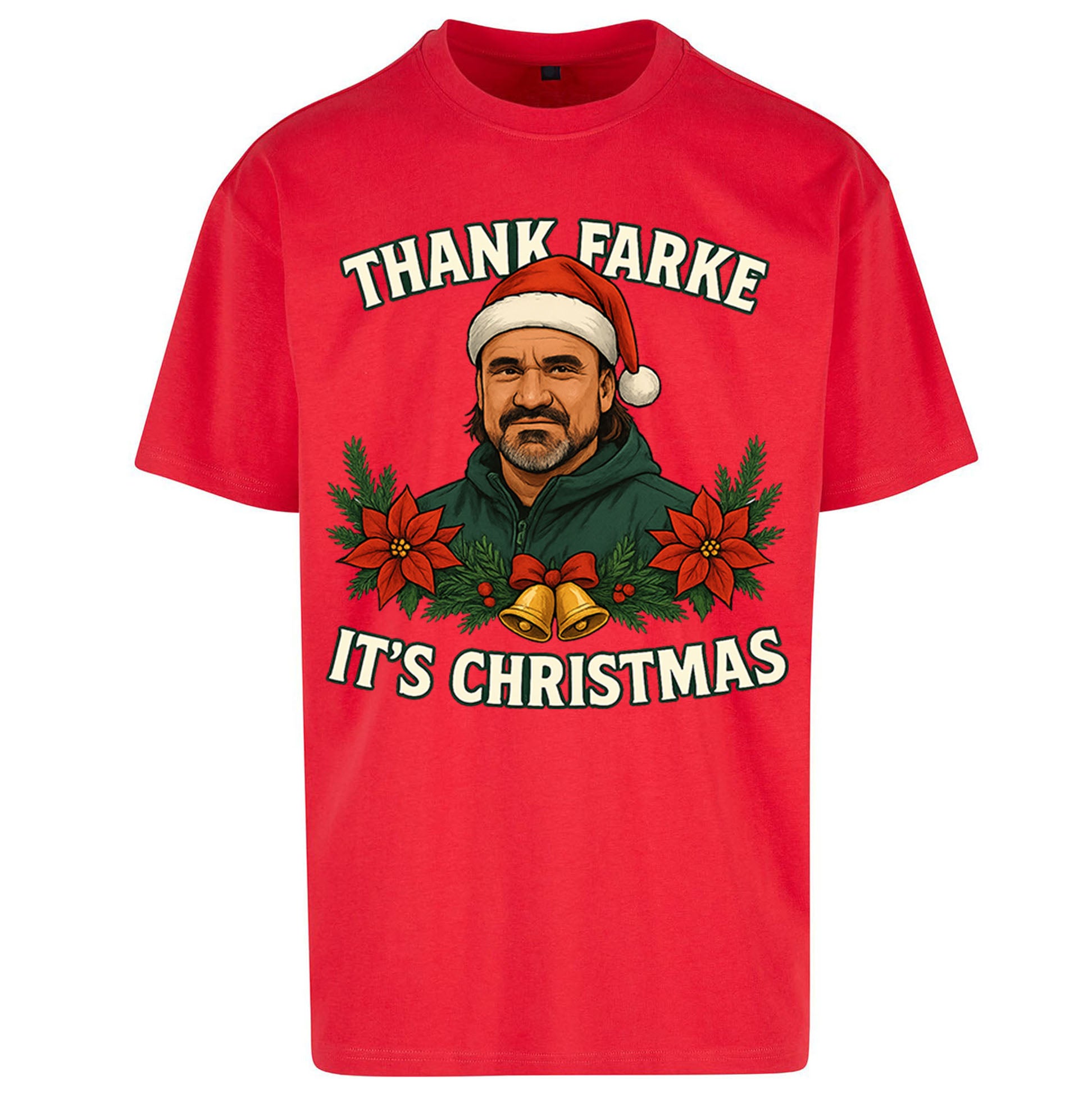 Leeds Utd Christmas Oversized T Shirt