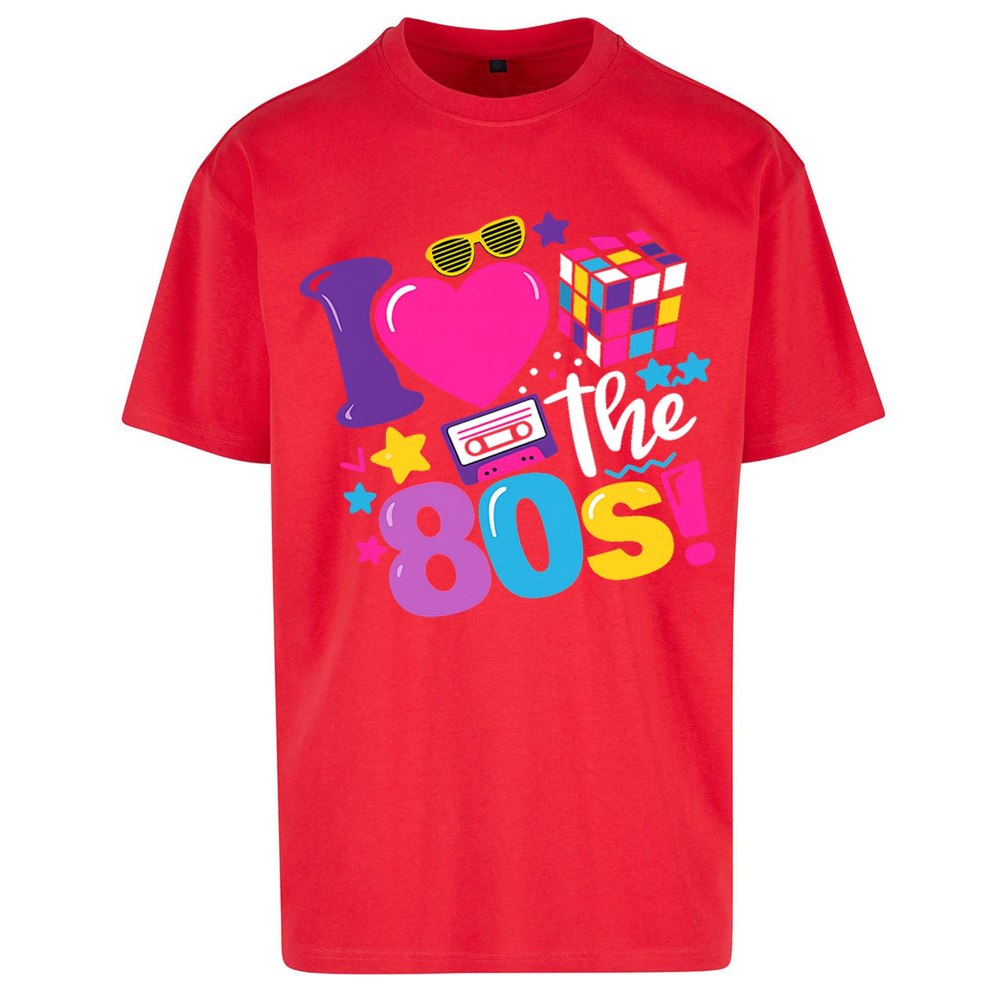 I Love The 80's Oversized T Shirt