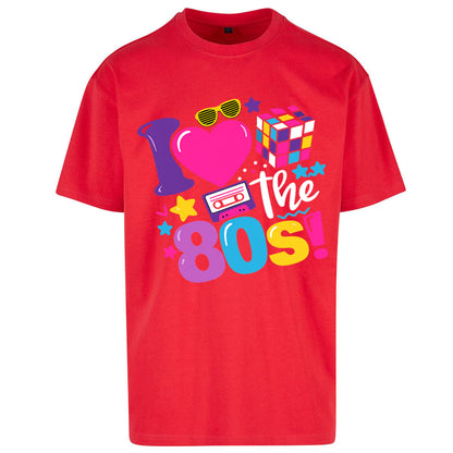 I Love The 80's Oversized T Shirt