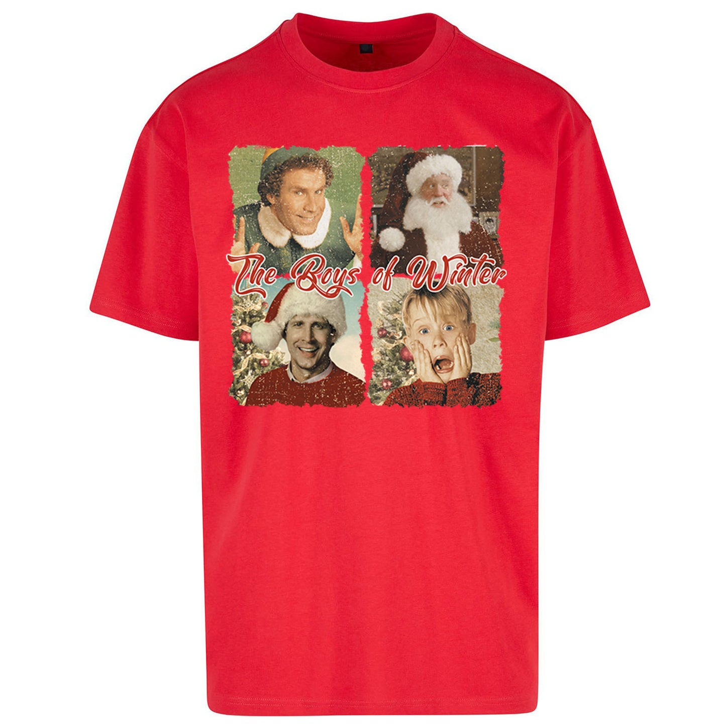 The Boys Of Winter Christmas - Oversized T Shirt