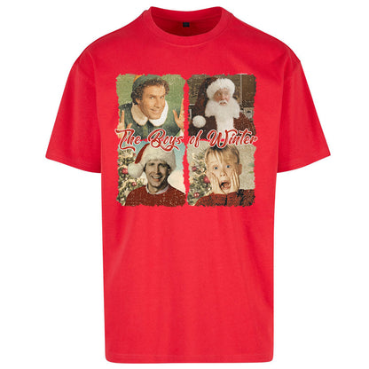 The Boys Of Winter Christmas - Oversized T Shirt