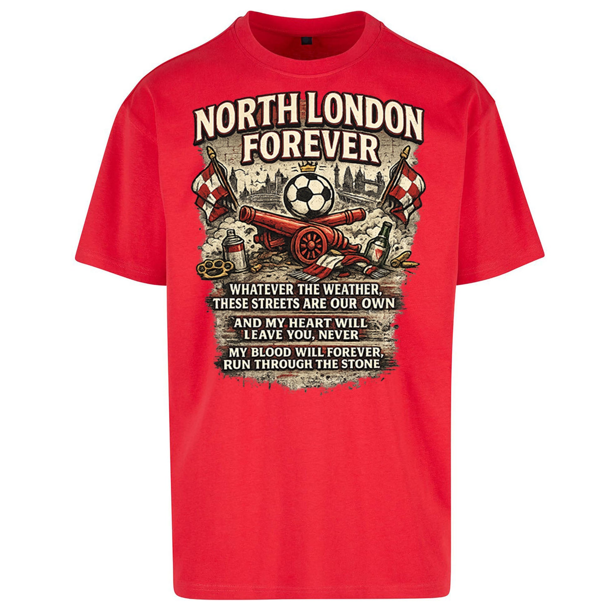 Arsenal North London Forever Oversized T Shirt