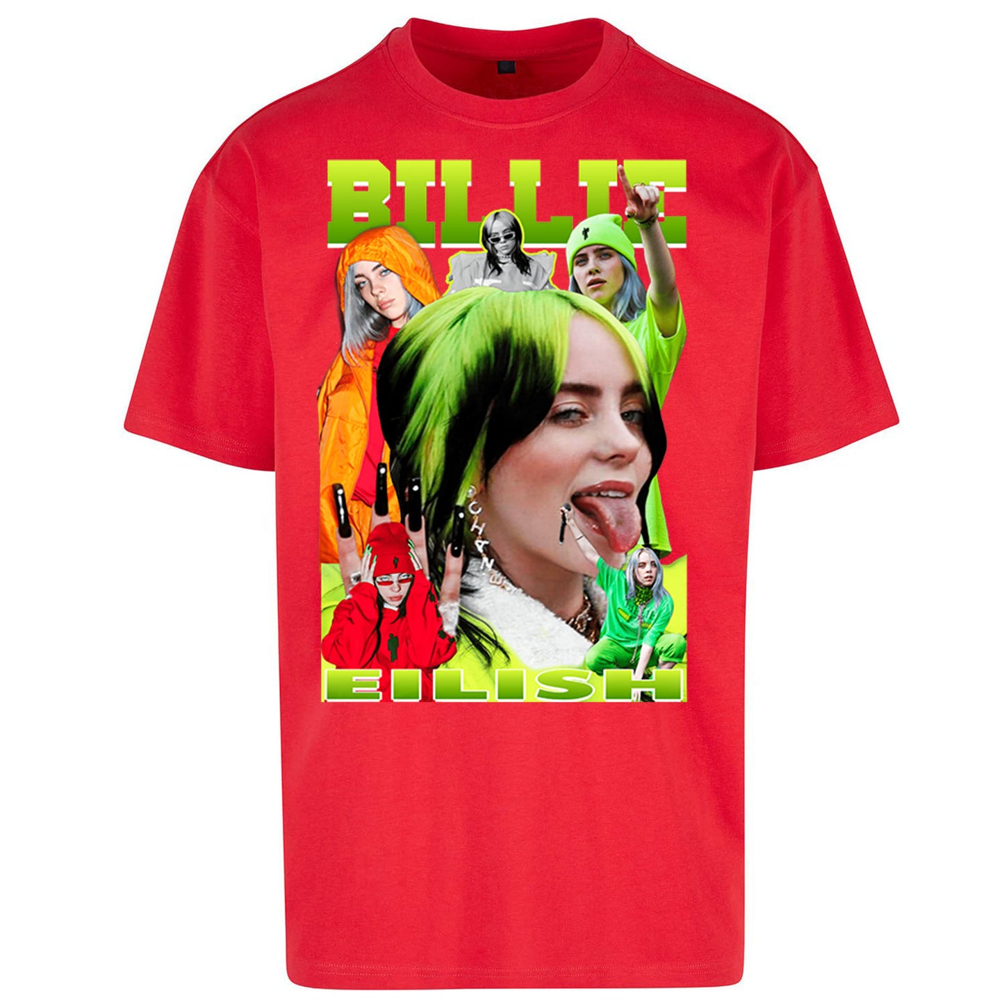Billie Eilish Green Oversized T Shirt