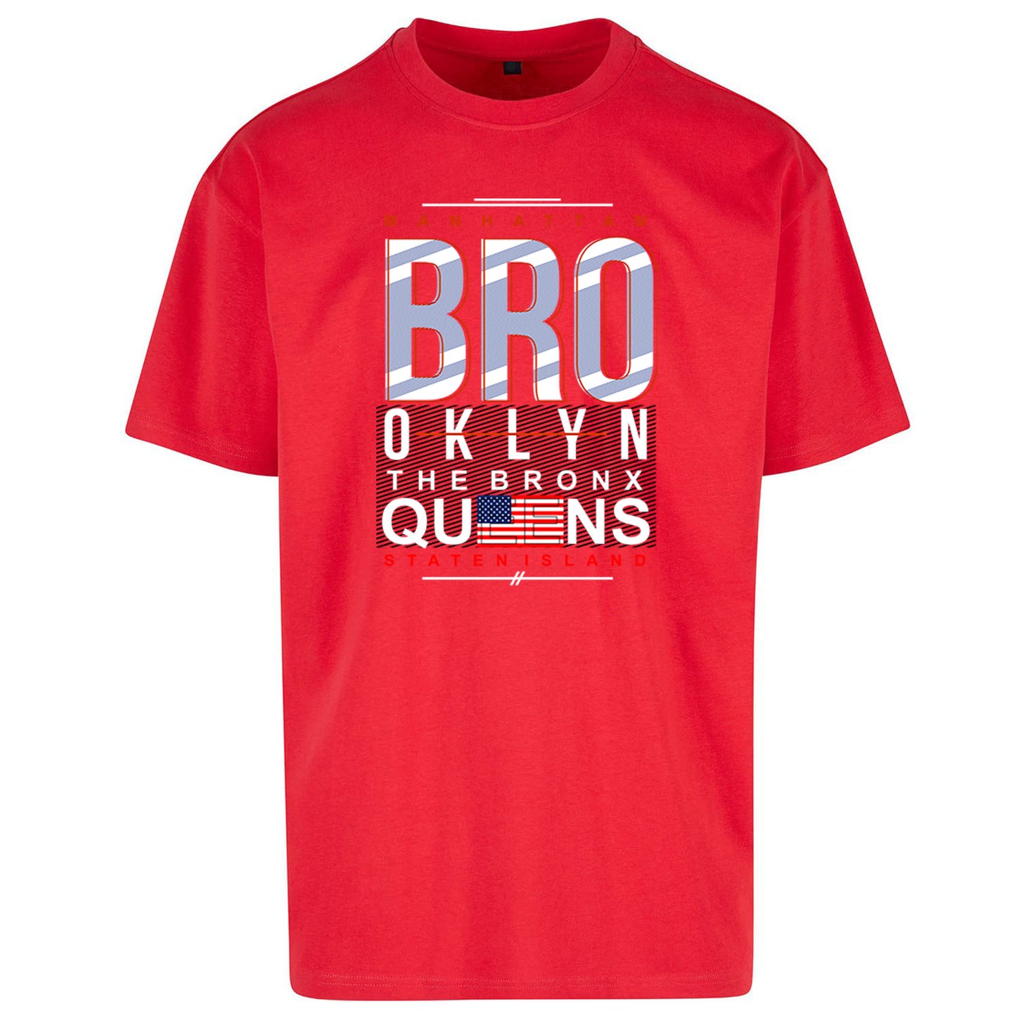 Brooklyn New York State Oversized T Shirt
