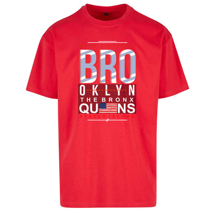 Brooklyn New York State Oversized T Shirt