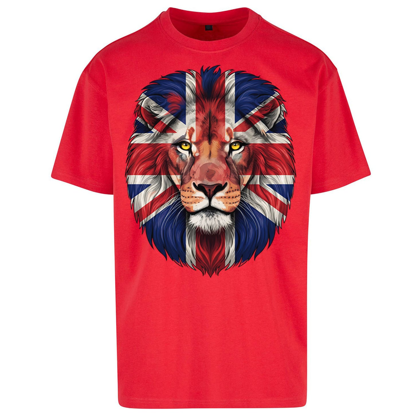 St George Flag Lion Oversized T Shirt 