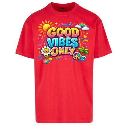 Good Vibes Only Oversized T Shirt