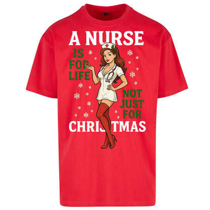 Nurse Christmas Oversized T Shirt