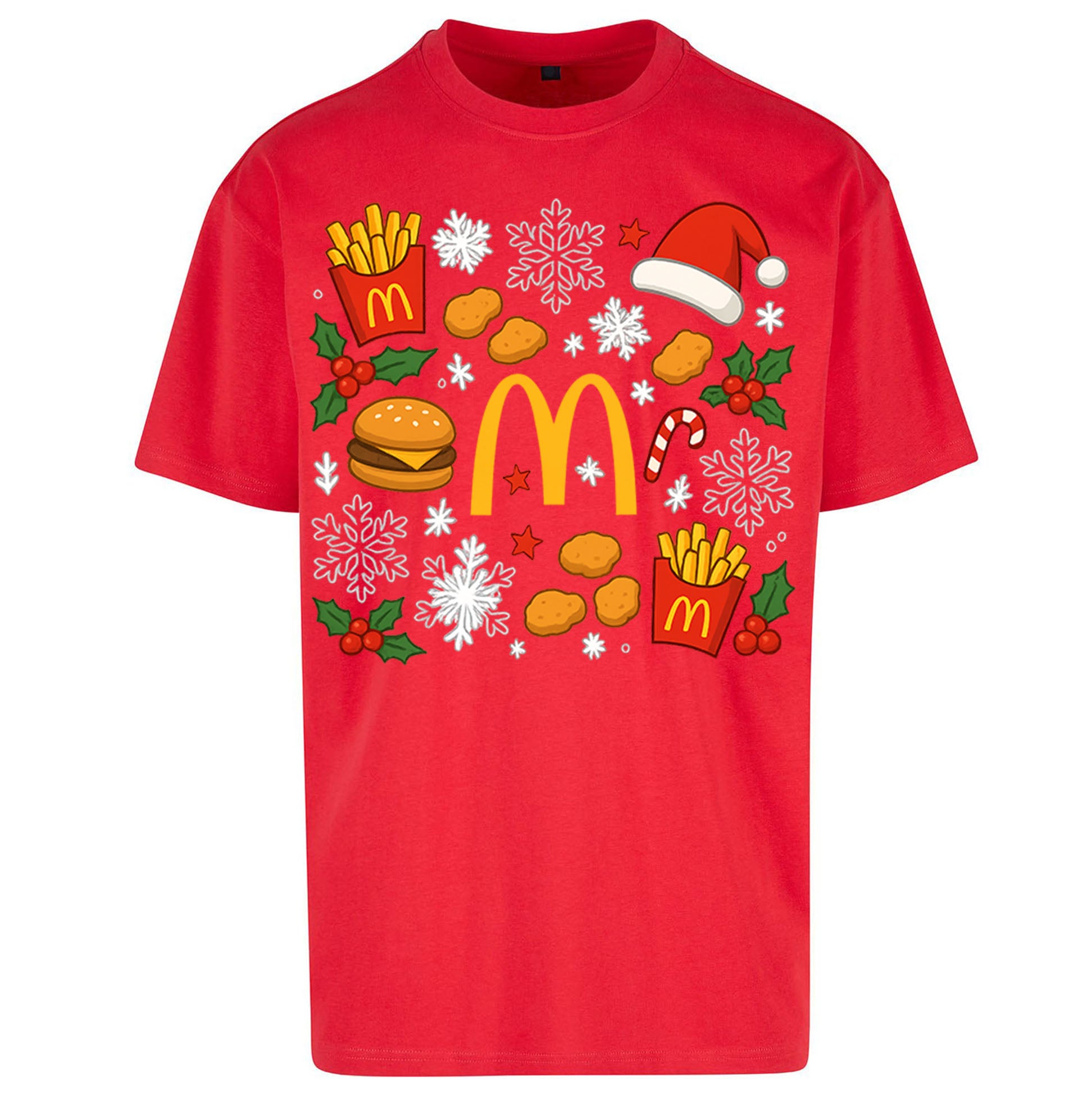 McDonalds Christmas Oversized T Shirt 