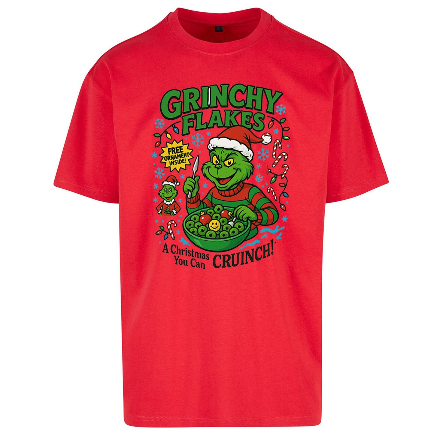 Grinch Christmas Oversized T Shirt