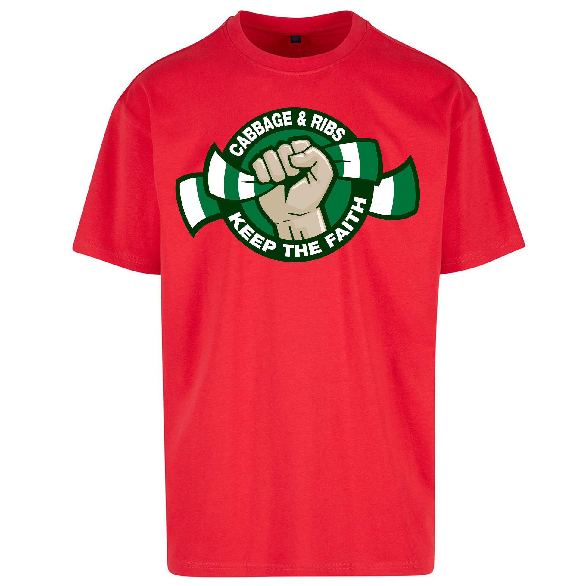 Hibernian Fans Football Oversized T Shirt