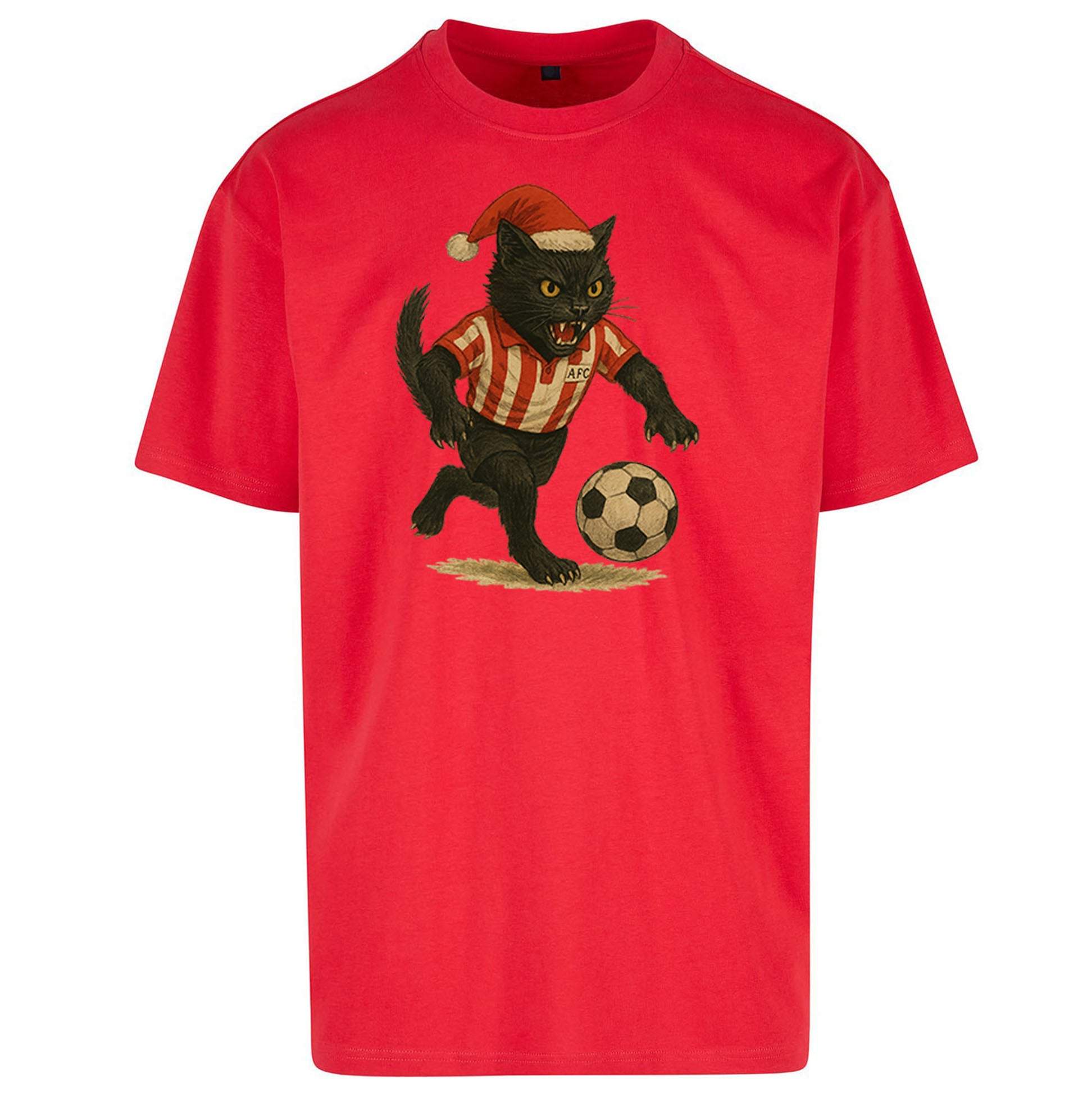 Sunderland Football Christmas Oversized T Shirt