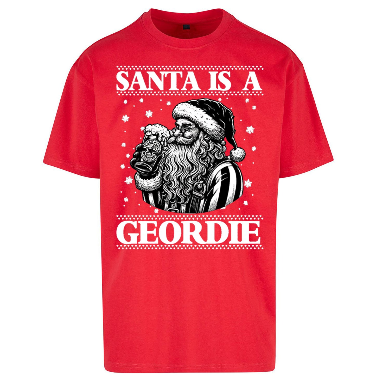 Newcastle Xmas Oversized T Shirt