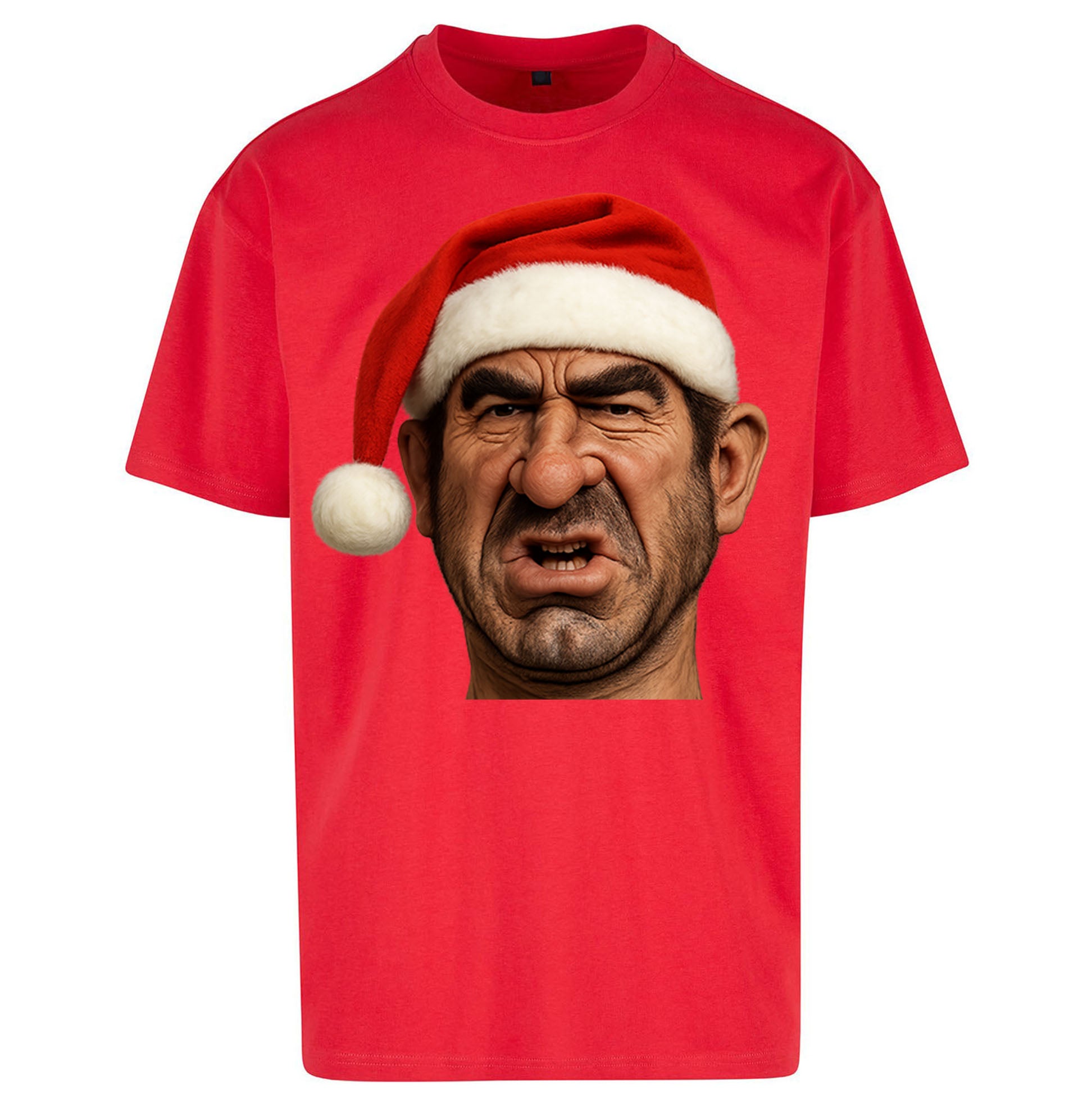 Eric Cantona Xmas Oversized T Shirt