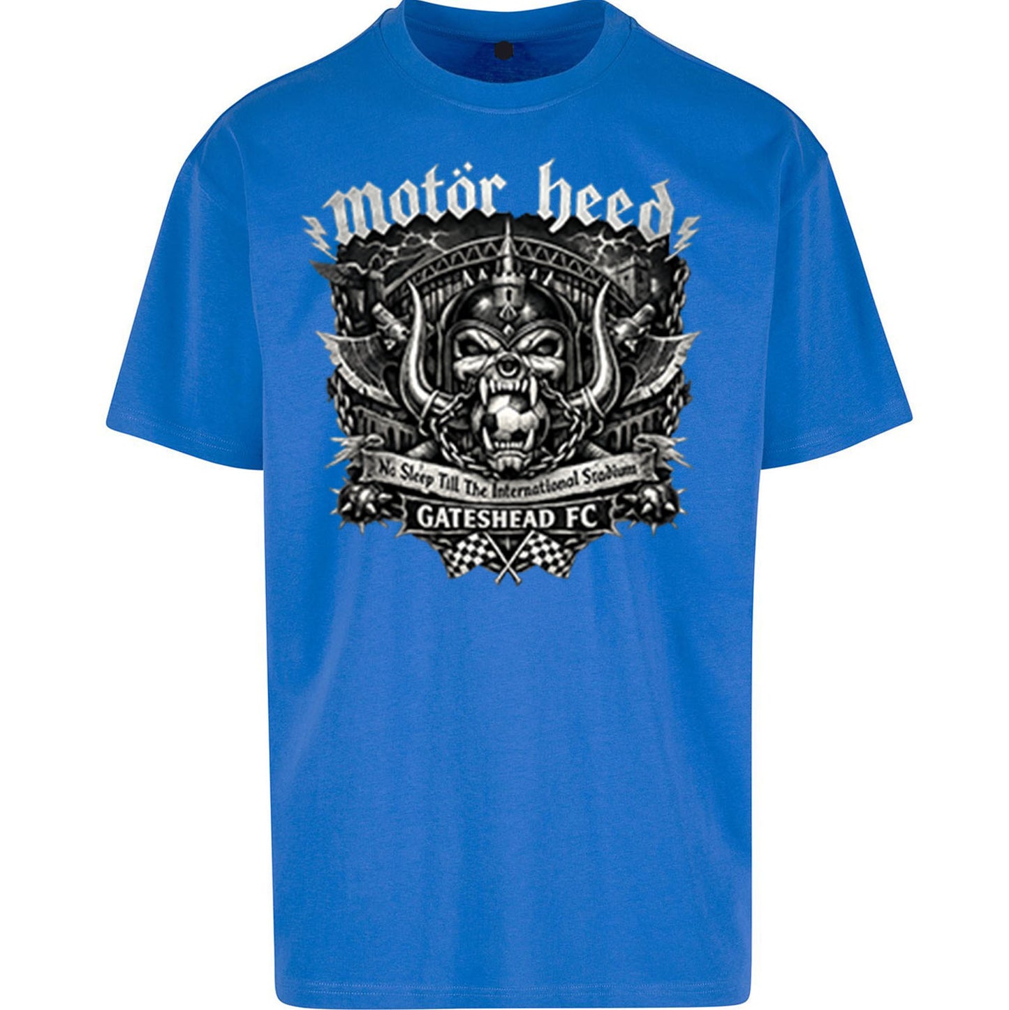 Gateshead Motor Heed Football Oversized T Shirt