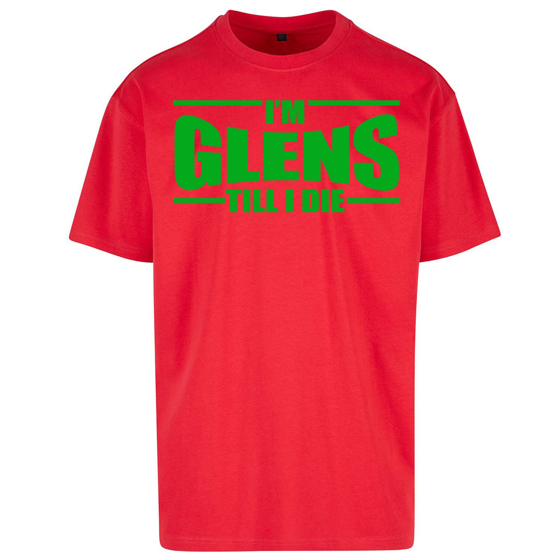 Glentoran FC Football Oversized T Shirt