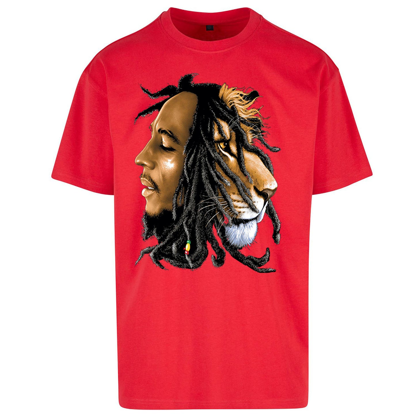 Bob Marley Lion - Oversized T Shirt