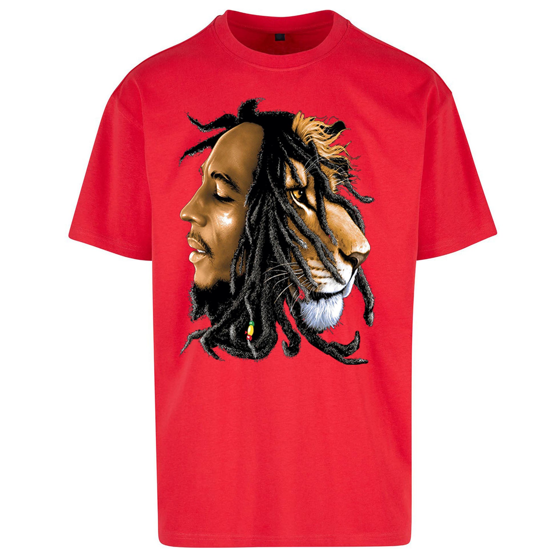 Bob Marley Lion - Oversized T Shirt