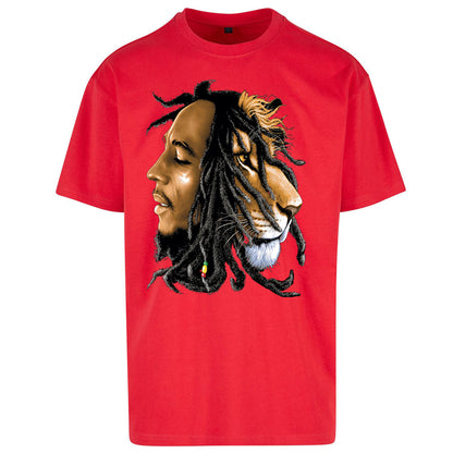 Bob Marley Lion - Oversized T Shirt