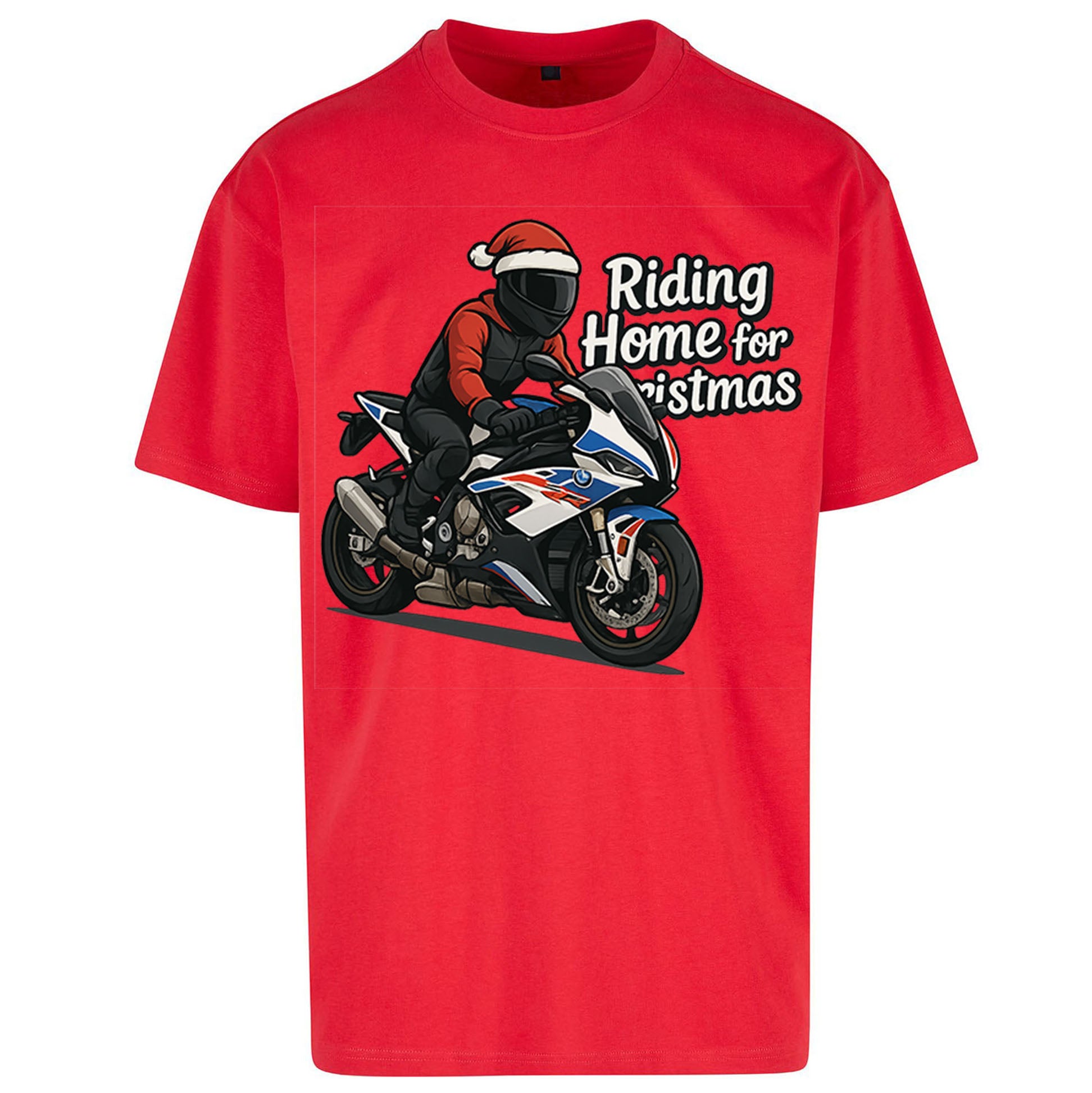 BMW S1000RR Christmas Oversized T Shirt