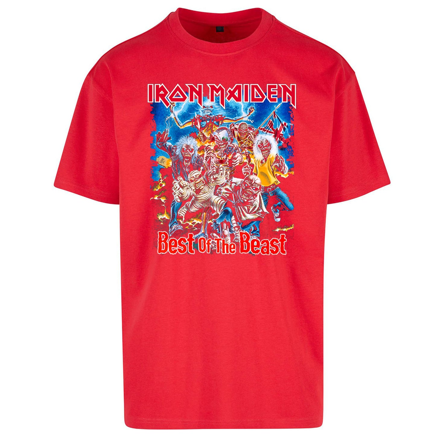 Iron Maiden Best Of The Beast Oversized T Shirt
