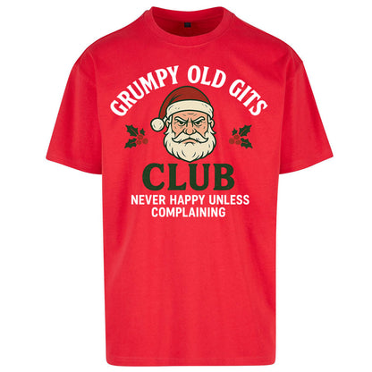 Grumpy Christmas Oversized T Shirt