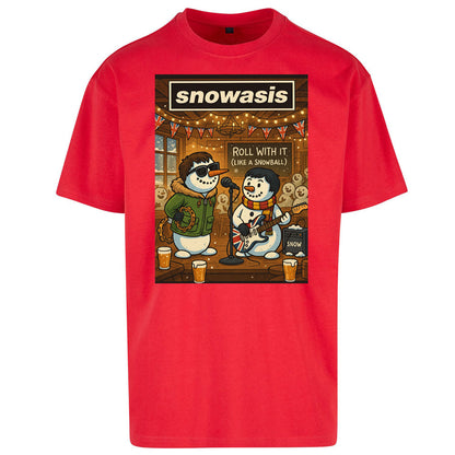 Snowasis Christmas Oversized T Shirt