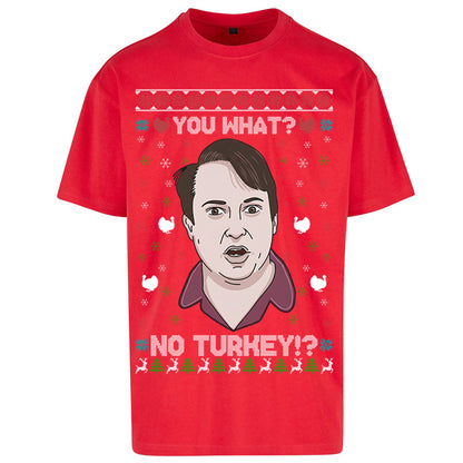 Peep Show Christmas Oversized T Shirt 