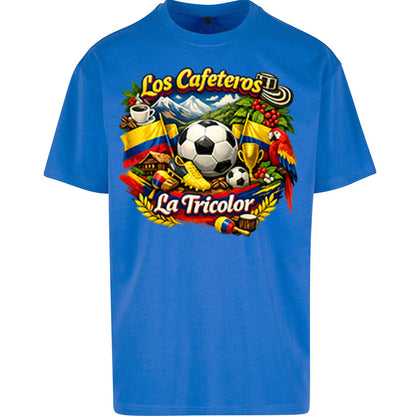 Colombia Football Oversized T Shirt