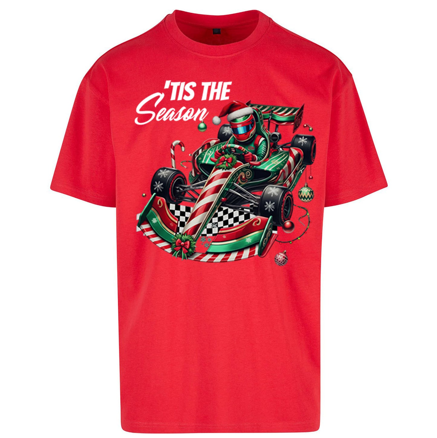 F1 Karting Tis The Season Christmas - Oversized T Shirt