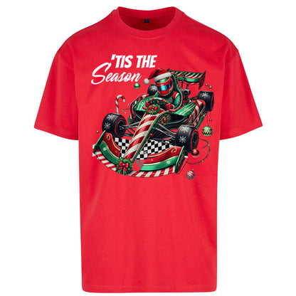 F1 Karting Tis The Season Christmas - Oversized T Shirt
