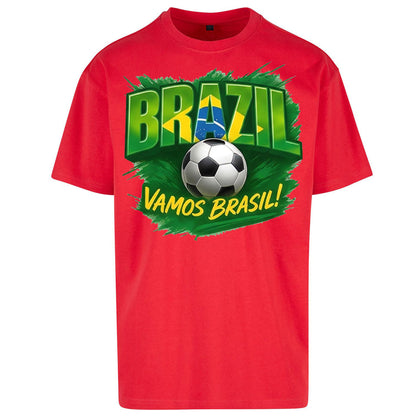Brazil Retro Football Oversized T Shirt