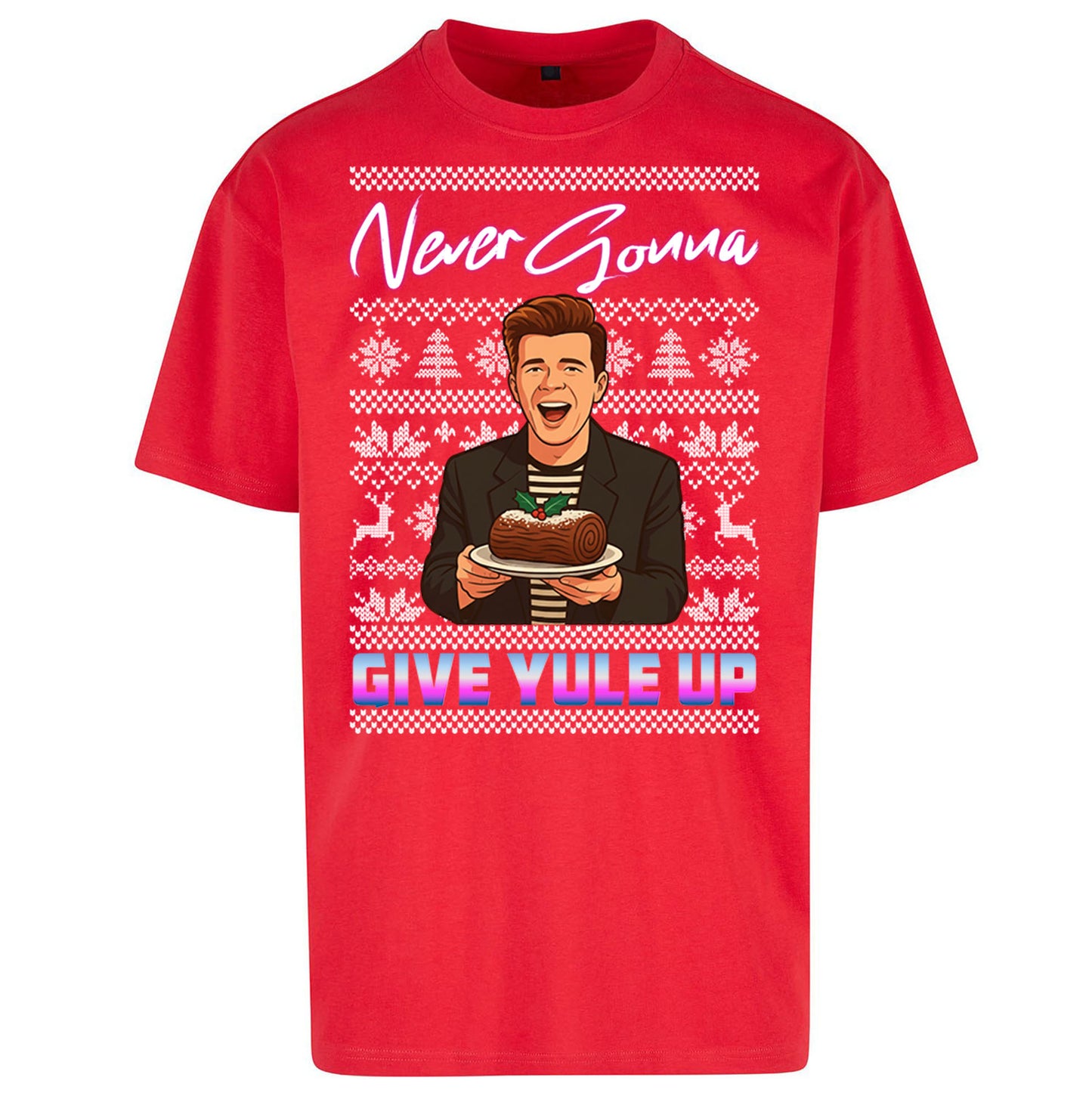 Rick Astley Christmas Oversized T Shirt