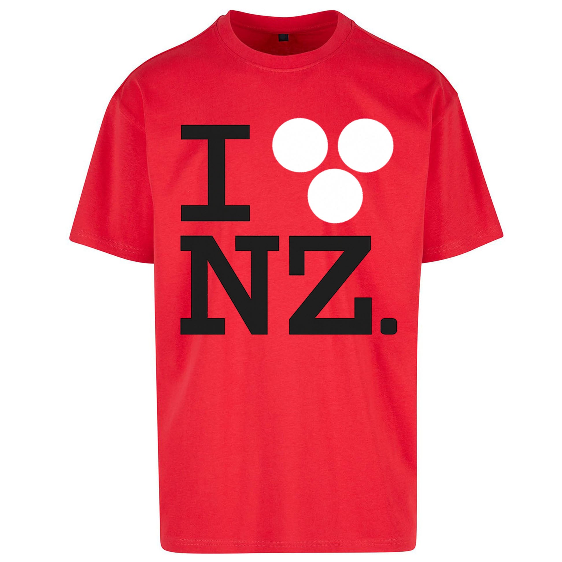 I Love NZ Orlando Bloom Huffer Oversized T Shirt