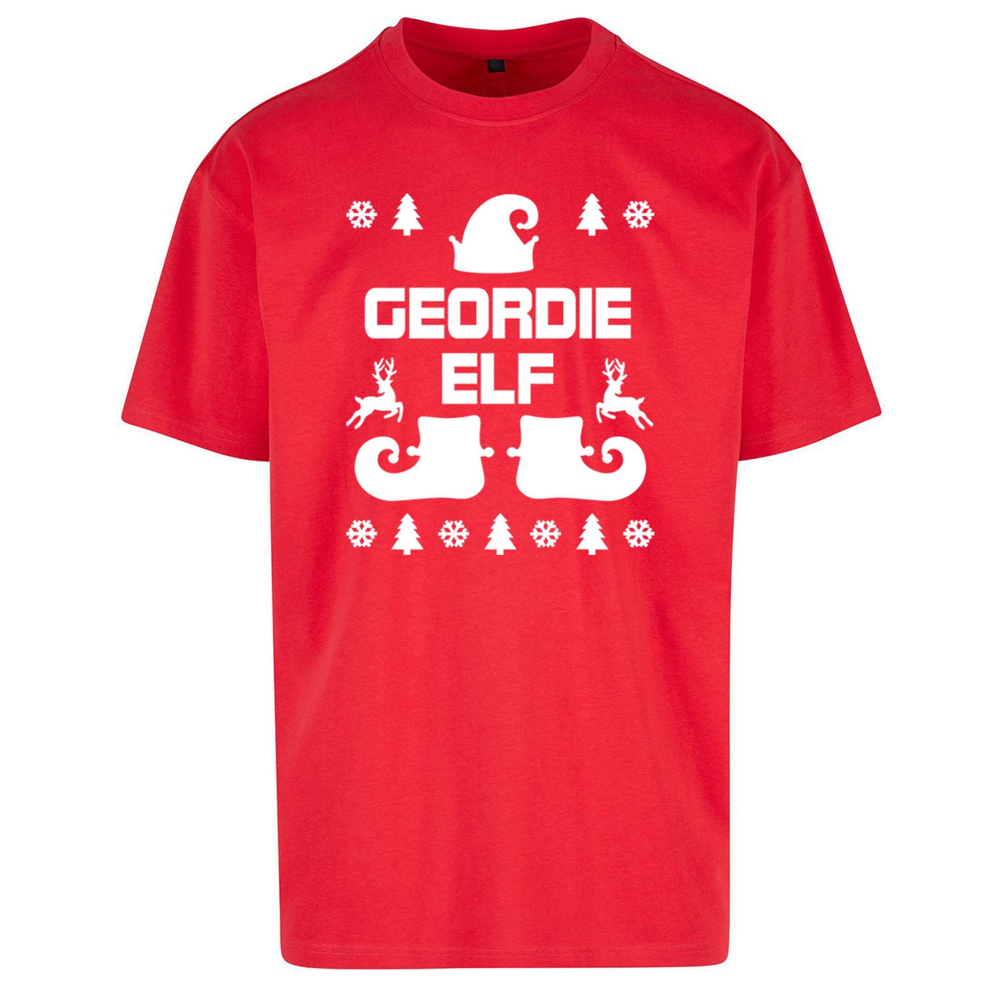 Geordie Christmas Oversized T Shirt