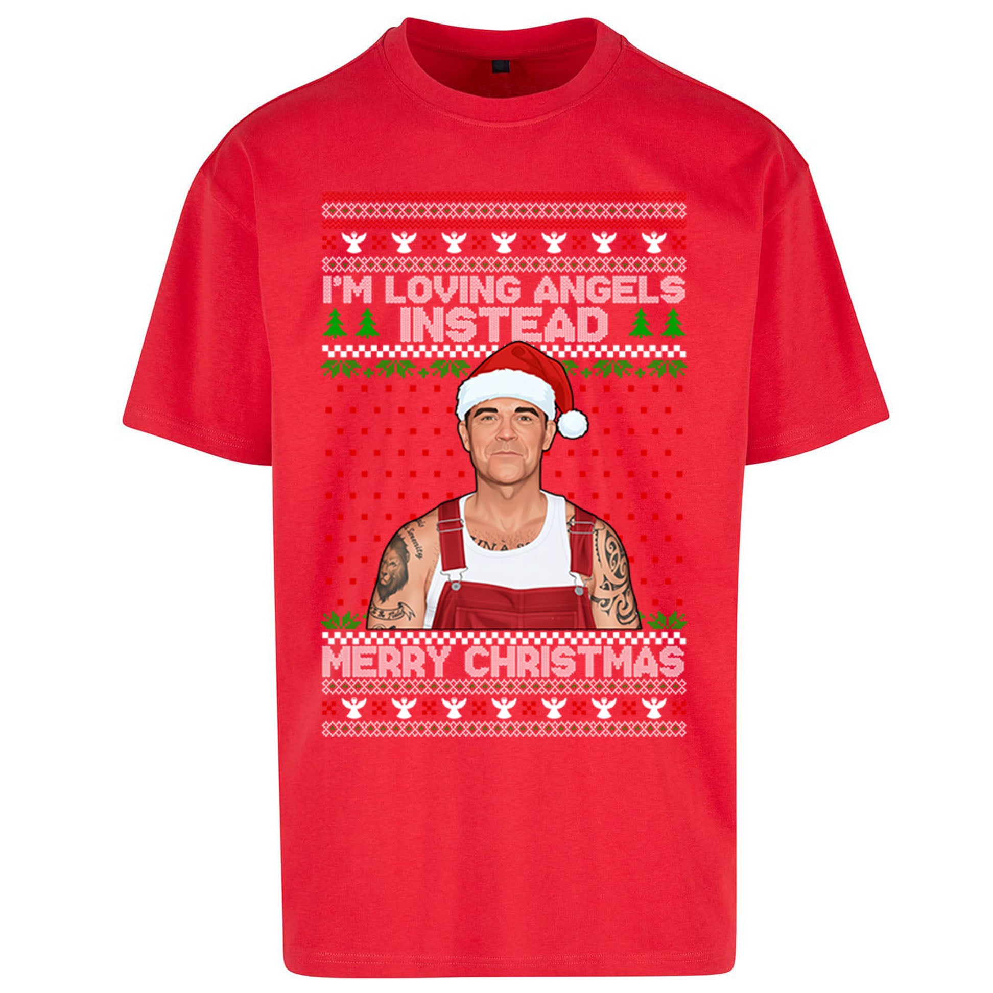 Robbie Williams Christmas Oversized T Shirt 