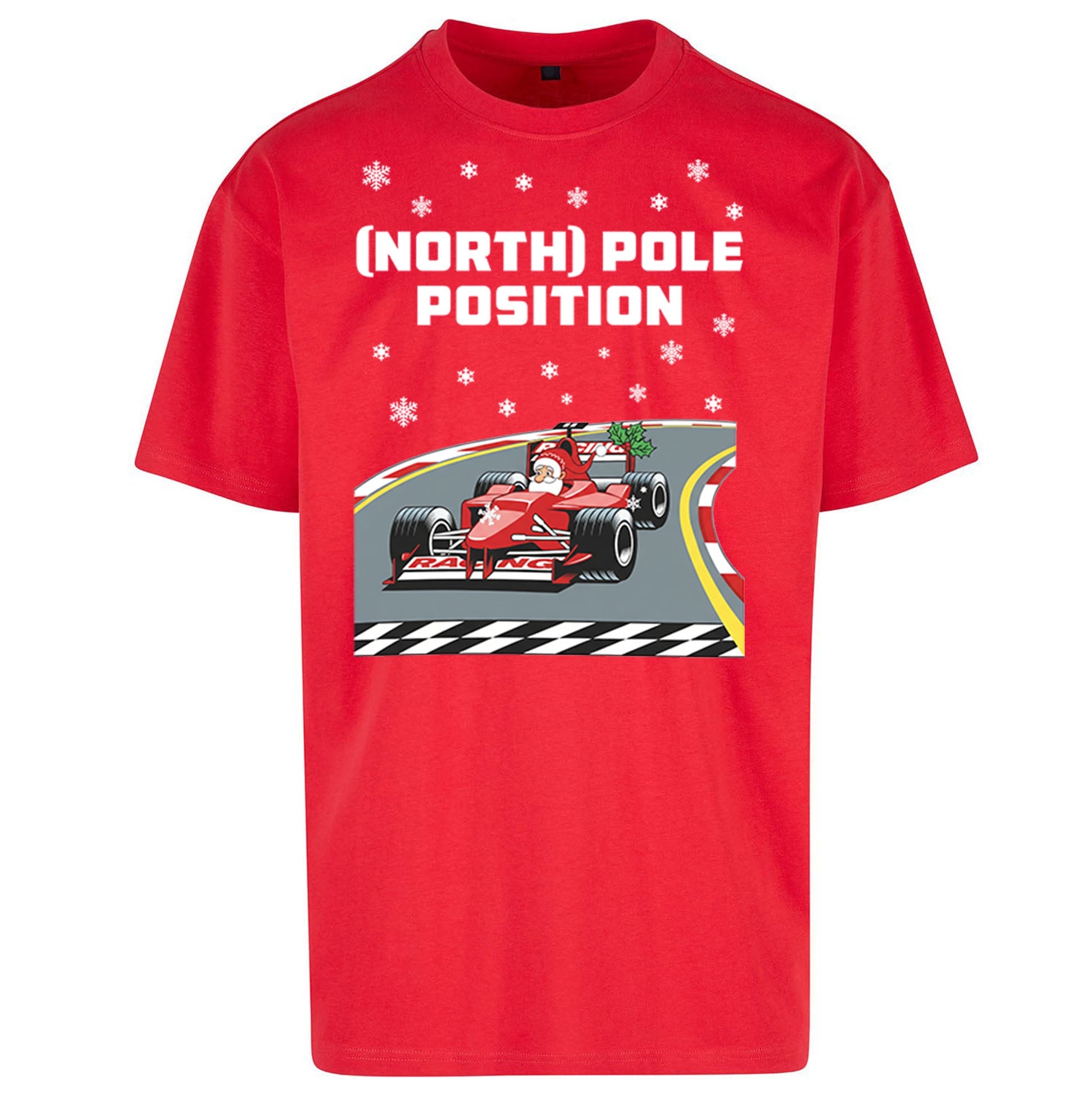 North Pole Christmas Oversized T Shirt