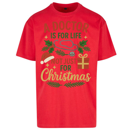 Doctor Christmas Oversized T Shirt