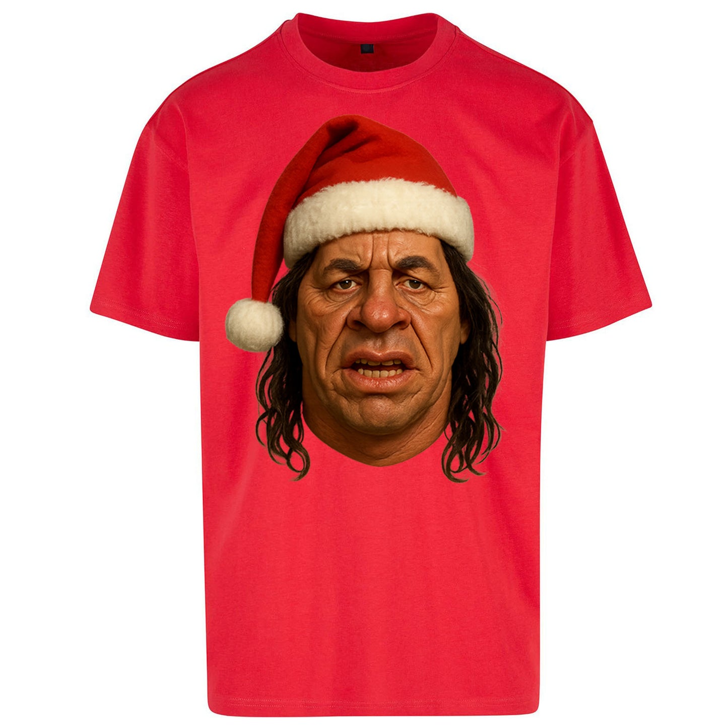 Bret Hart Christmas Oversized T Shirt