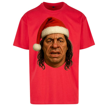 Bret Hart Christmas Oversized T Shirt