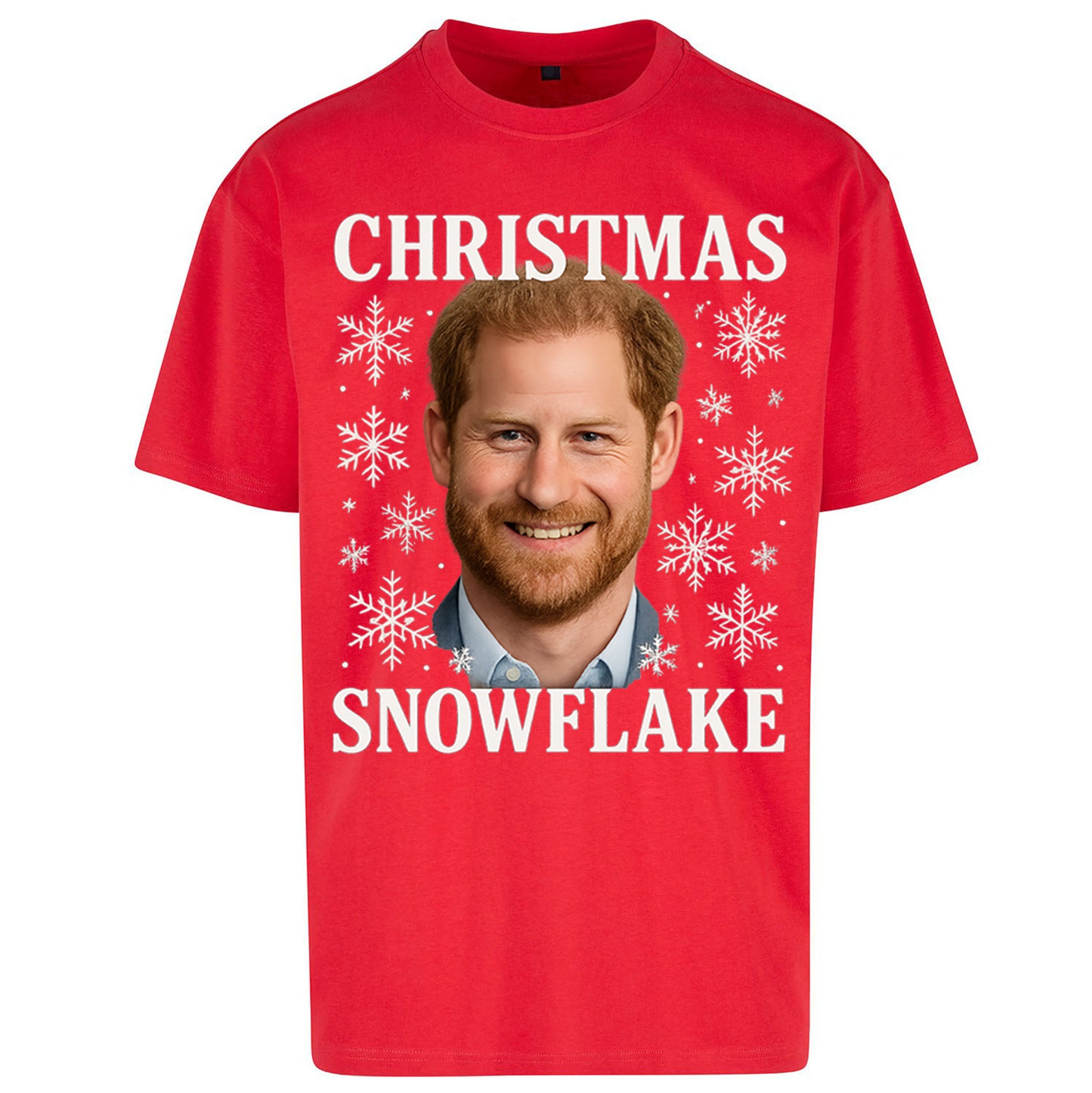 Prince Harry Xmas Oversized T Shirt